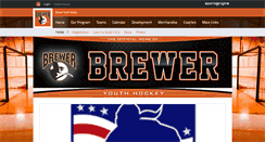 Desktop Screenshot of brewerhockey.org